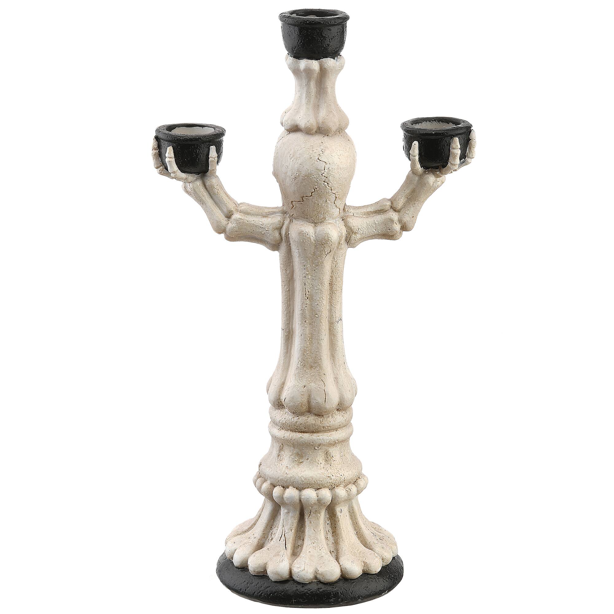 12" Skeleton Candelabra